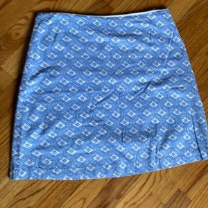 Cotton Light Blue Summer Skirt